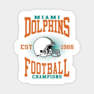 Miami Dolphins Football Champions Magnet