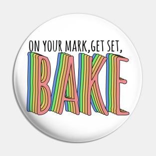 great british baking show: on your mark, get set, bake! Pin