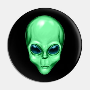 Alien Head Pin