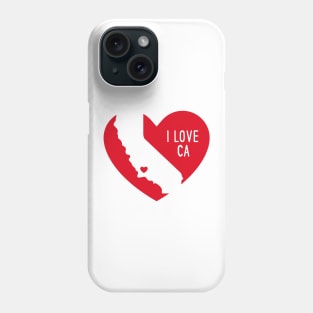 I Love California Phone Case