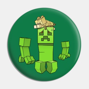 Creeper's Ocelot Phobia Pin