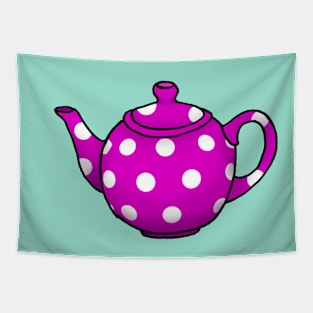 Purple Betty Teapot Tapestry