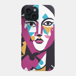 Fae - Cubism Portrait Phone Case