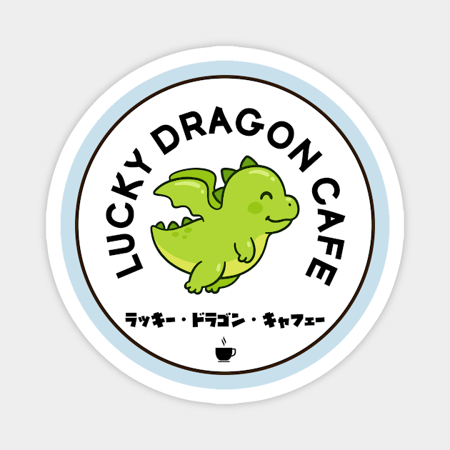 Lucky Dragon Cafe Magnet by myshirtylife