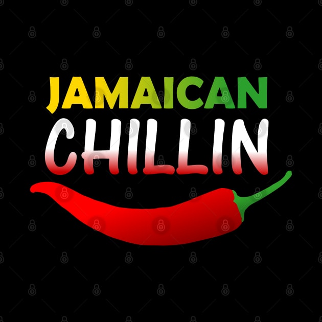 Jamaican Chillin Chili Pepper Pun by Jahmar Anderson