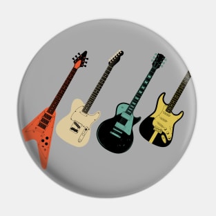 Vintage Guitars Pin