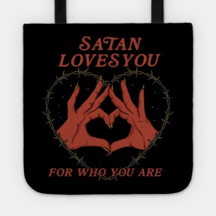 Satan Loves You Tote