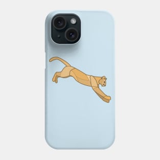 Geometric Mountain Lion / Cougar Phone Case