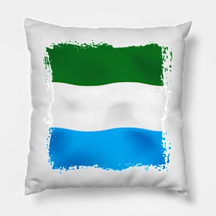 Sierra Leone artwork Pillow