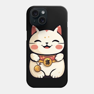 Maneki Neko Cat - Anime Shirt Phone Case