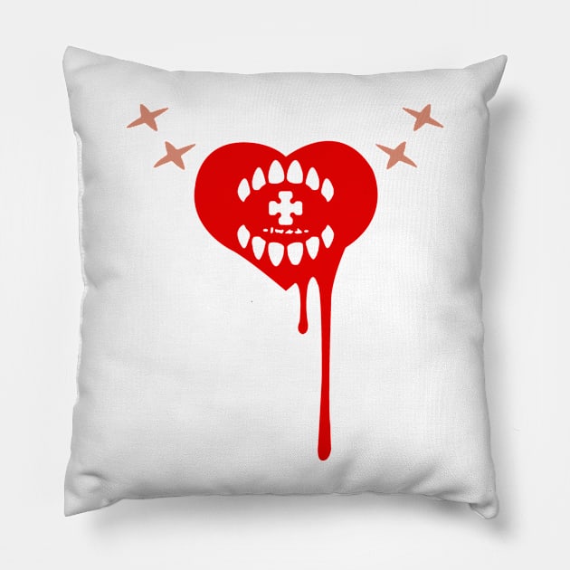 Happy Chaos Red W Pillow by Karambola