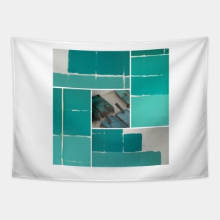 PAINTING BY NUMBERS AQUAMARINE Tapestry