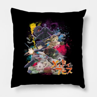 Descending into Darkness - Embrace the Challenging Journey with This T-Shirt Pillow