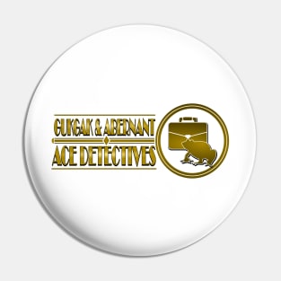 Gukgak & Abernant: Ace Detectives Gold Pin