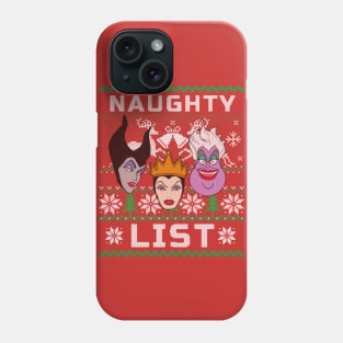 naughty list Phone Case