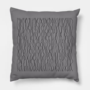 vertical wavy lines Pillow