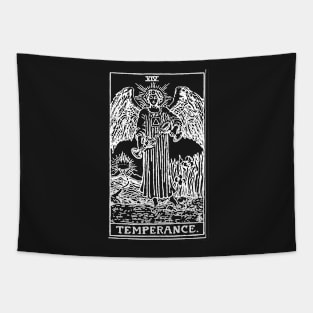 Temperance Tarot in white Tapestry