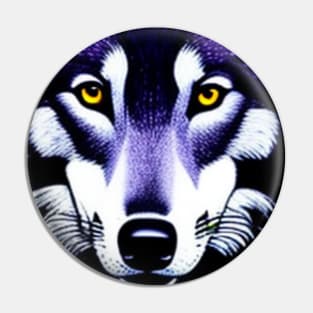 wolf lover Pin