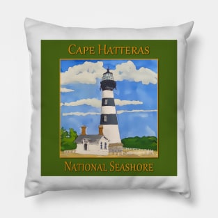 Bodie Lighthouse on Cape Hatteras National Seashore Pillow