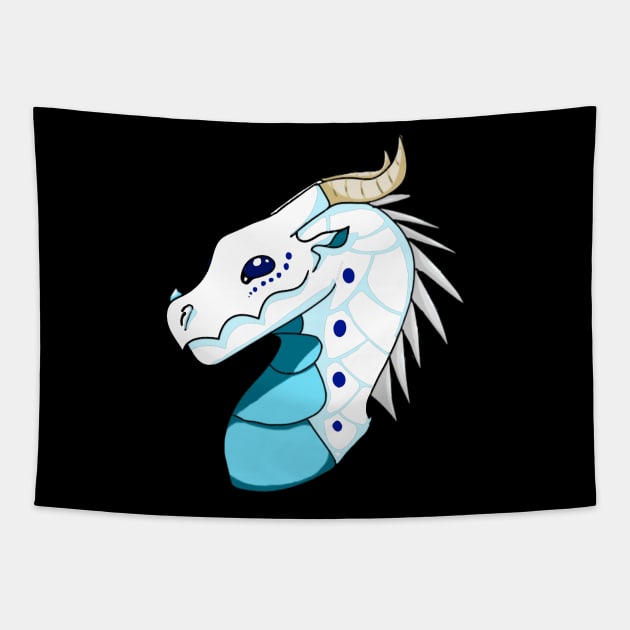 Ice Dragon Tapestry by Firewolf Studios