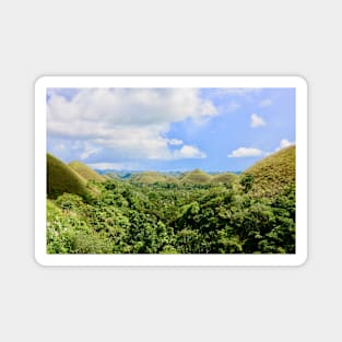 Chocolate hills  / Swiss Artwork Photography Magnet