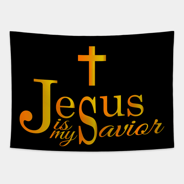 Jesus is my savior Tapestry by Mr.Dom store