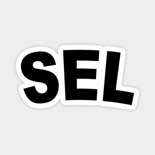 SEL Bold Black Magnet