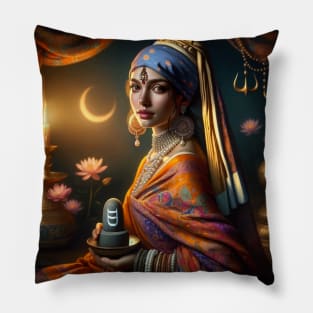 Divine Pearl: Maha Shivaratri Celebration Pillow