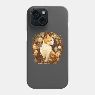 Art Nouveau Cat Phone Case