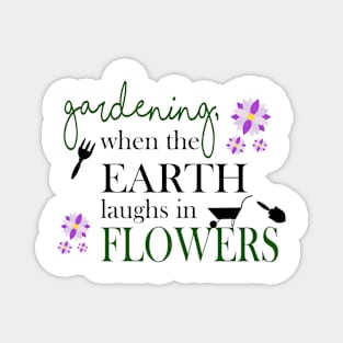 Garden Quotes Magnet