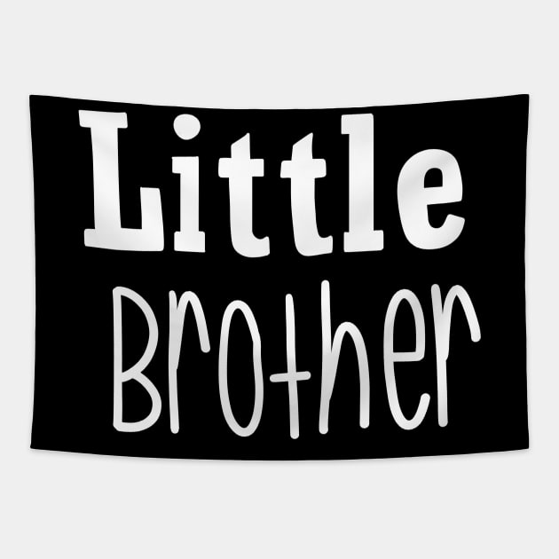 Little Brother Little Brother White Tapestry by tekolier