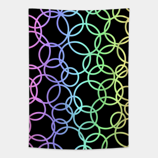 COLOR Circle Abstract Tapestry