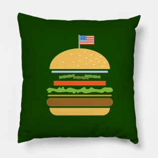 Burger USA Pillow