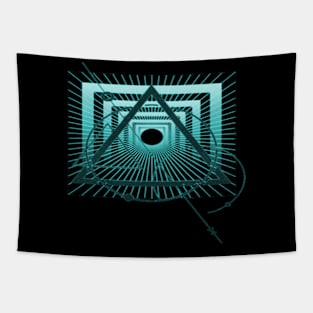 Triangle vision Tapestry