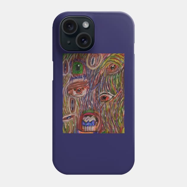 Lost in the Wall (light) by Paul Tinklin Phone Case by Elevated Focusion 