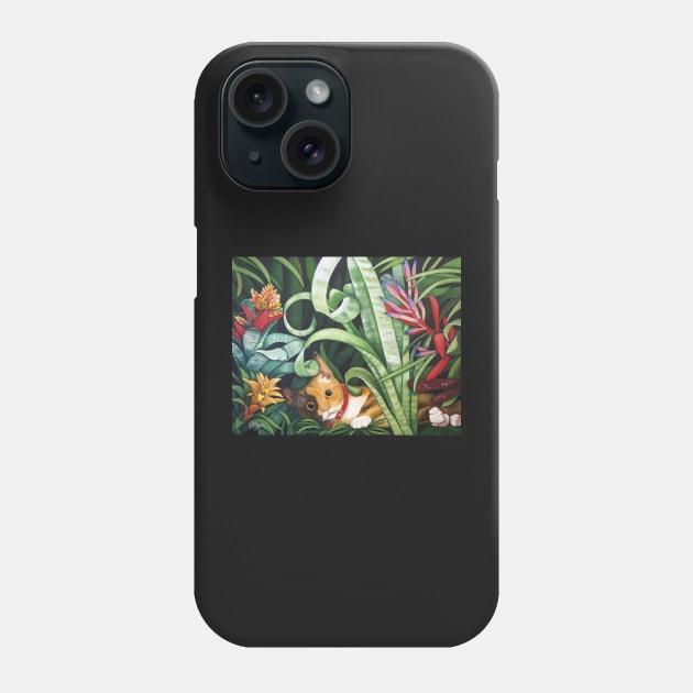 Caramello's Bromeliads Phone Case by artbyelly
