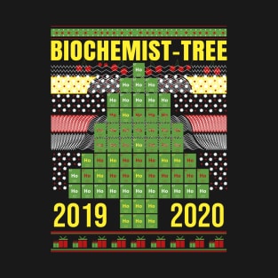 Oh Biochemist Tree Biochemistry Science Chemistry Christmas T-Shirt
