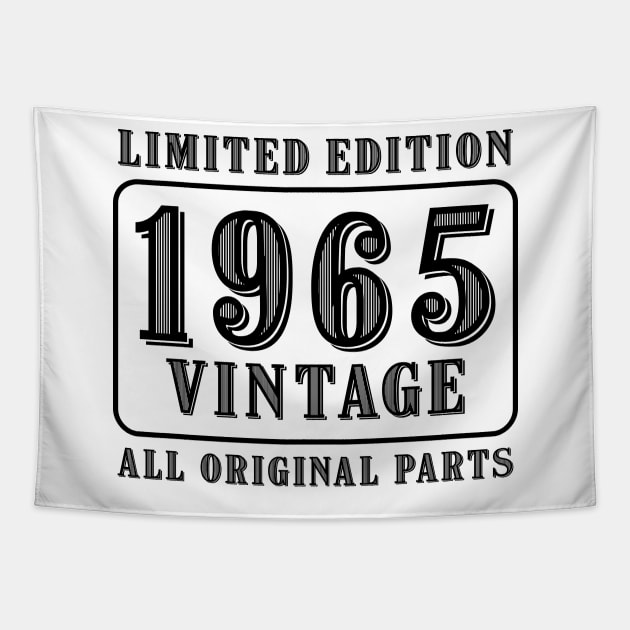 All original parts vintage 1965 limited edition birthday Tapestry by colorsplash