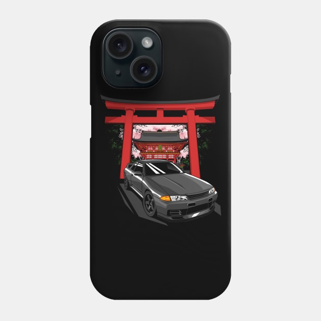 Nissan Skyline R32 Phone Case by JDMAPEX