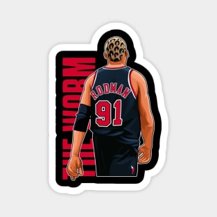 From the Paint to Pyongyang The Rodman Journey Magnet