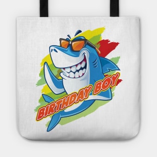 'Shark Birthday Boy' Awesome Shark Gift Tote