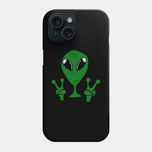 Alien bro double peace Phone Case