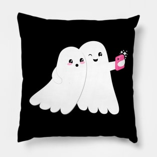 Selfie Ghosts Pillow