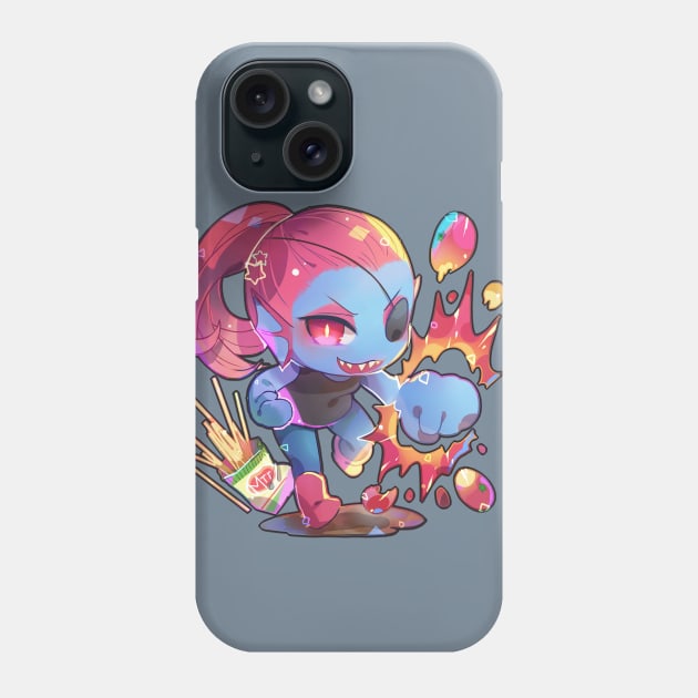 undertale- undyne Phone Case by Clivef Poire