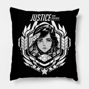 Pharah "Justice Rains From Above!" Pillow