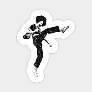Sally Omalley - I'm 50 i like to kick, streth, and kick! Vintage Style Magnet
