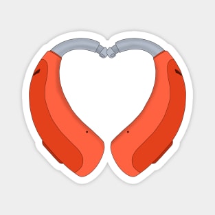 Heart Shaped Hearing Aid Magnet