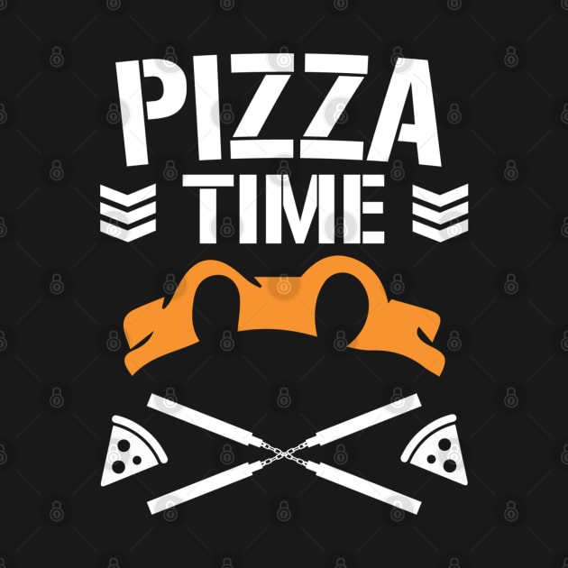 Pizza Time Mikey by pixelcat