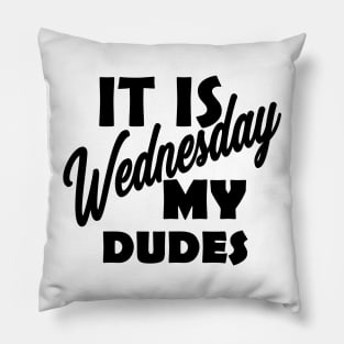 It is Wednesday my dudes Pillow