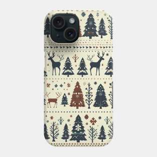 christmas seamless pattern design Phone Case